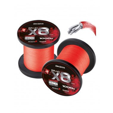 Modèle Akami Yoake X8 1000mt - Bright Red